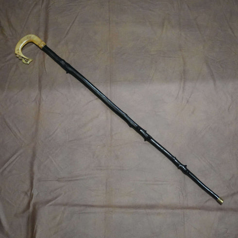 复古黑色杆身苏格兰牧羊人手杖 94cm