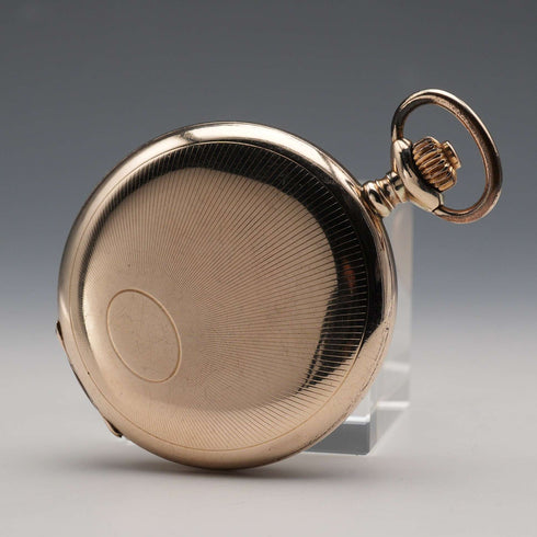Reloj de bolsillo antiguo Tavan, circa 1920, caja hunter chapada en oro, en buen estado de funcionamiento.