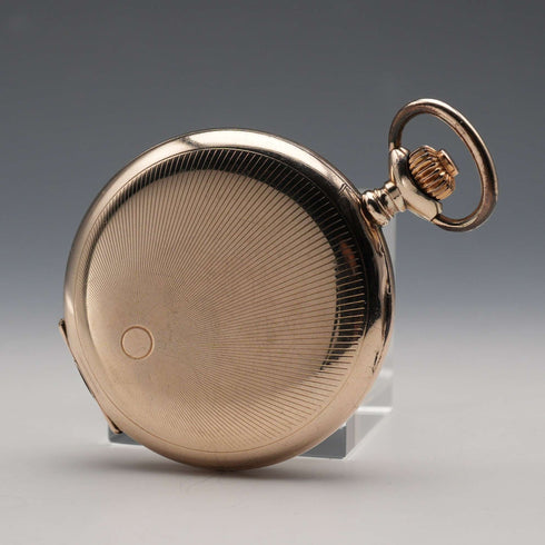 Reloj de bolsillo antiguo Tavan, circa 1920, caja hunter chapada en oro, en buen estado de funcionamiento.