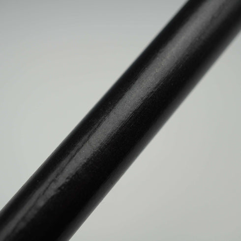 1908 British Antique Black Shaft Derby Handle Sterling Silver Decoration Lightweight Walking Stick Cane 91cm