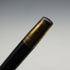 1908 British Antique Black Shaft Derby Handle Sterling Silver Decoration Lightweight Walking Stick Cane 91cm