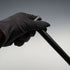 1908 British Antique Black Shaft Derby Handle Sterling Silver Decoration Lightweight Walking Stick Cane 91cm
