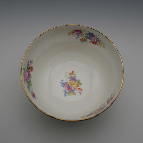 1930s British Vintage Paragon "Rockingham Green" Sugar Bowl