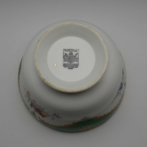 1930s British Vintage Paragon "Rockingham Green" Sugar Bowl