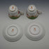 UK Vintage Paragon "Rockingham Green" Demitasse Cup & Saucer Pair