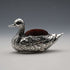 1908年 英國古董 純銀 水鳥造型針插 W J Myatt &Co 26g