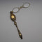 US Antique Sterling Silver Vermeil Ornate Folding Lorgnette Eyeglasses