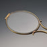 US Antique Sterling Silver Vermeil Ornate Folding Lorgnette Eyeglasses