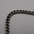 Vintage sterling silver tassel-decorated chain with ring clasp, 24cm total length, 12g
