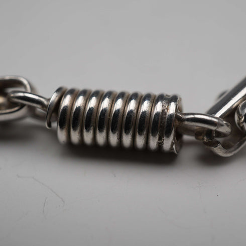 Vintage Industrial Design Sterling Silver Chain 61cm 76g