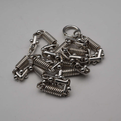 Vintage Industrial Design Sterling Silver Chain 61cm 76g