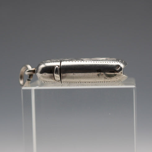 1899年 英国アンティーク 純銀製 小型ヴェスタケース 11g S&A