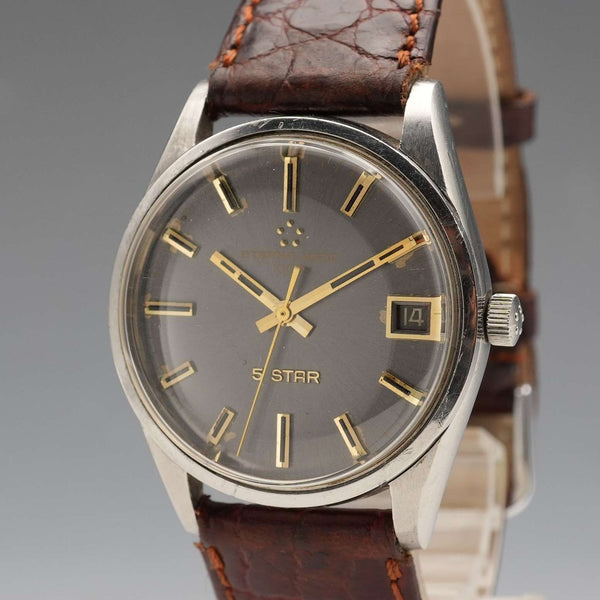 1968年 スイス エテルナマチック 1000 ファイブスター 紳士用 自動巻き腕時計 動作良好