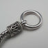British Vintage Sterling Silver Byzantine Chain Necklace 43cm 25g