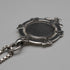 Medalla colgante de plata de ley vintage británica de 1934, 11 g en total, con cadena de plata de ley, Robert Pringle