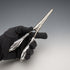 1908 British Antique Sterling Silver Handle Glove Stretchers, Gourdel Vales & Co.