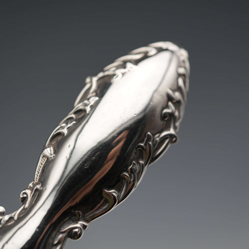 1913 Antique English Sterling Silver Handle Shoehorn by Adie & Lovekin Ltd