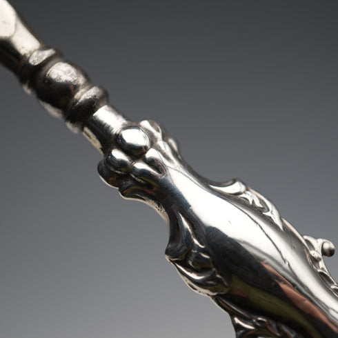 1913 Antique English Sterling Silver Handle Shoehorn by Adie & Lovekin Ltd
