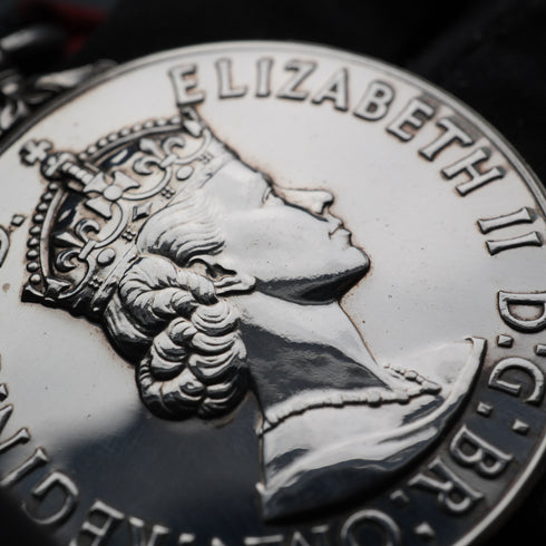 1953年 英国「インペリアル・サービス」 純銀製メダル Royal Mint ケース付き