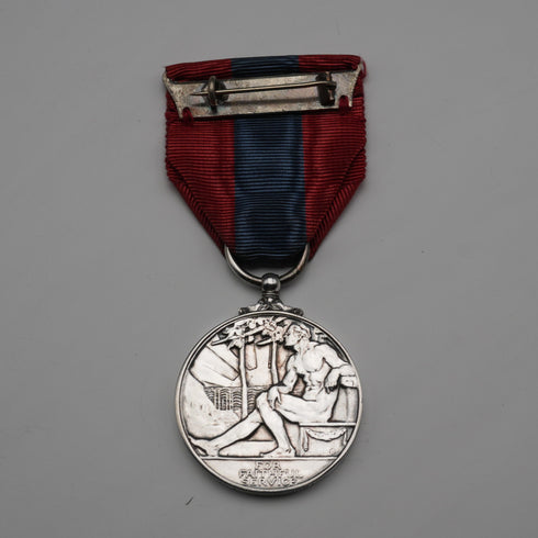 1953年 英国「インペリアル・サービス」 純銀製メダル Royal Mint ケース付き