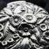 Pastillero antiguo de plata de ley, circa 1893, EE. UU., 25 g, S Kirk & Son