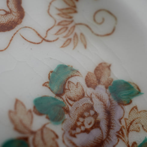 c. 1947 Vintage Royal Crown Derby "Old Aylesbury" Teacup Trio ②