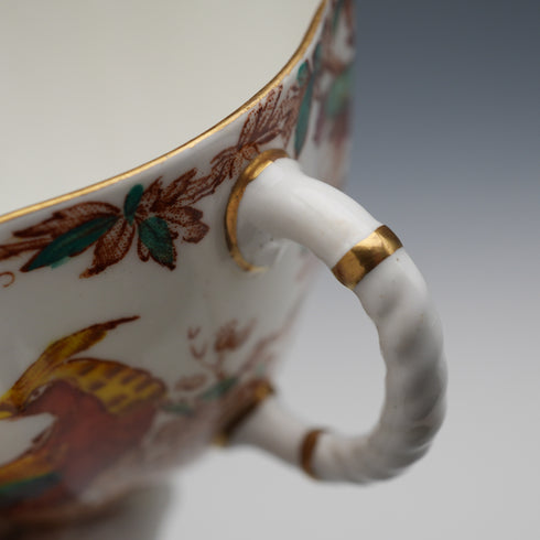 c. 1947 Vintage Royal Crown Derby "Old Aylesbury" Teacup Trio ③