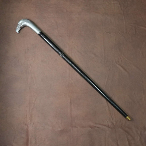 復古風黑色杖身鷹頭手柄手杖 86cm