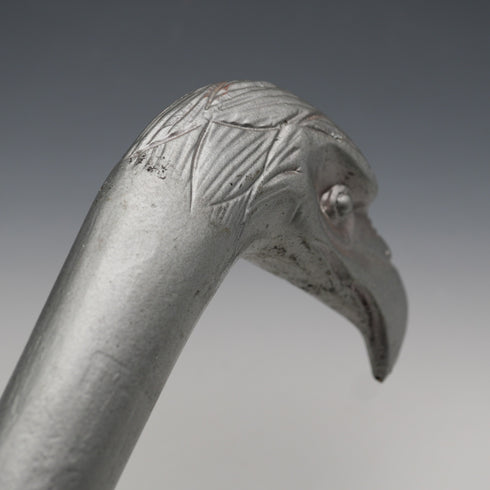 Vintage Black Shaft Eagle Head Handle Cane Walking Stick 86cm