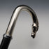 British Vintage Black Shaft Horsehead Handle Walking Stick Cane 88cm