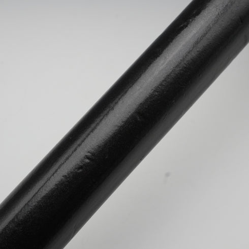 1900년경 영국 앤티크 블랙 샤프트 순은 장식 앤틀러 핸들 스테이키 지팡이 81cm