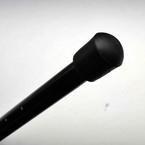 イタリアンヴィンテージ ブラックシャフト 純銀製ドッグヘッドハンドル ステッキ 杖 78cm