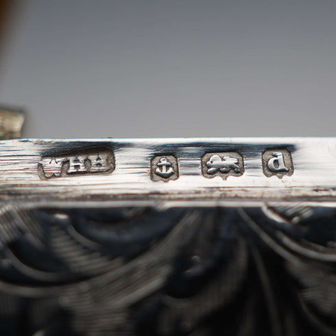 1903年 英国アンティーク 純銀製 ヴェスタケース 30g WILLIAM HAIR HASELER