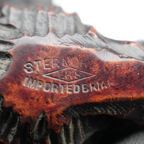 米国ヴィンテージ L&H Stern 「Sterncrest」 スモーキングパイプ 純銀装飾