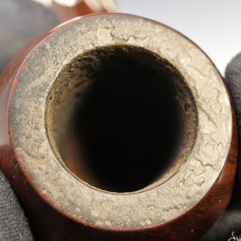 1901年 英国古董 “ROBERTSON” 烟斗 纯银装饰 W H Carrington &Co 盒装