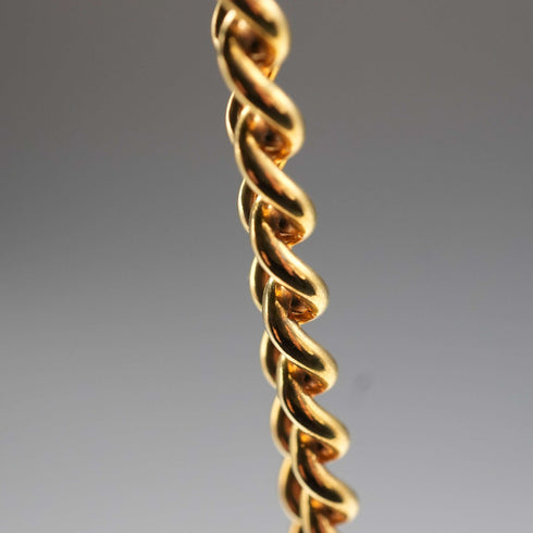 Cadena Albert de eslabones Kihei vintage de oro laminado, sin relicario