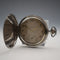 Antiguo TISSOT decoración Art Decó plata 900 caja Hunter delgada reloj de bolsillo en buen estado de funcionamiento