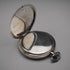 Antiguo TISSOT decoración Art Decó plata 900 caja Hunter delgada reloj de bolsillo en buen estado de funcionamiento
