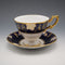British Vintage Royal Crown Derby “Vine Cobalt” Cup & Saucer ②