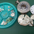 1943 British Bravingtons Renown pocket watch pure silver half hunter refurbished working well