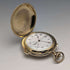 Around 1918 Antique Le Phare minute repeater & chronograph pocket watch gold plated hunter case refurbished