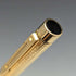 Pluma estilográfica Sheaffer Targa vintage de EE. UU., chapada en oro