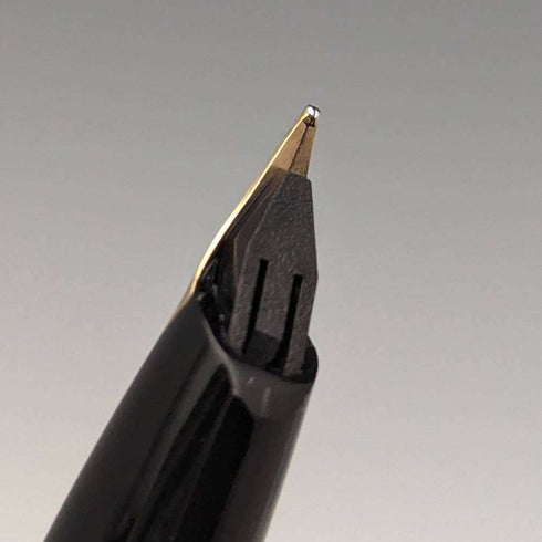 Pluma estilográfica Sheaffer Targa vintage de EE. UU., chapada en oro