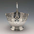 1929 British Vintage Sterling Silver Sugar Basket 100g Walker and Hall