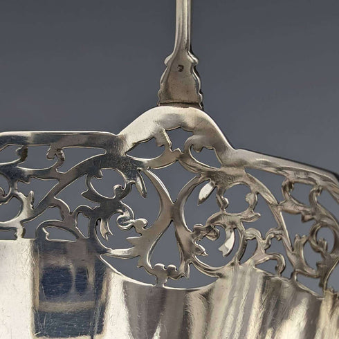 1929 British Vintage Sterling Silver Sugar Basket 100g Walker and Hall