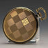 Swiss vintage WILKA pocket watch K18 gold thin open face works well