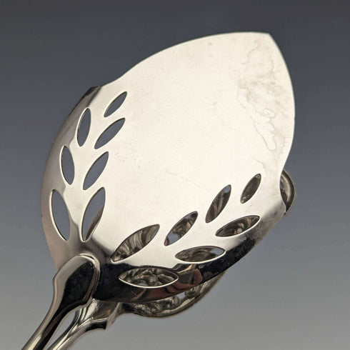 앤티크 순은 핸들 케이크 집게 WEB Silver Company