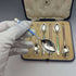 1929년 영국 빈티지 순은 티스푼 6본 세트 (케이스 포함) - Mappin and Webb