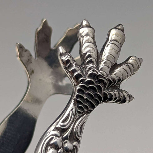 Scandinavian Vintage Silver Plated Sugar Tongs TH Marthinsen