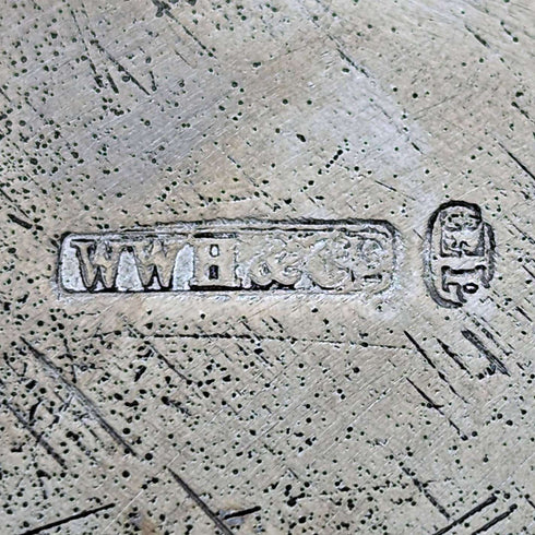 英国古董镀银饼干桶 W.W.Harrison & Co